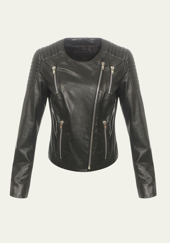 Damen Lederjacke aus Lammnappa
