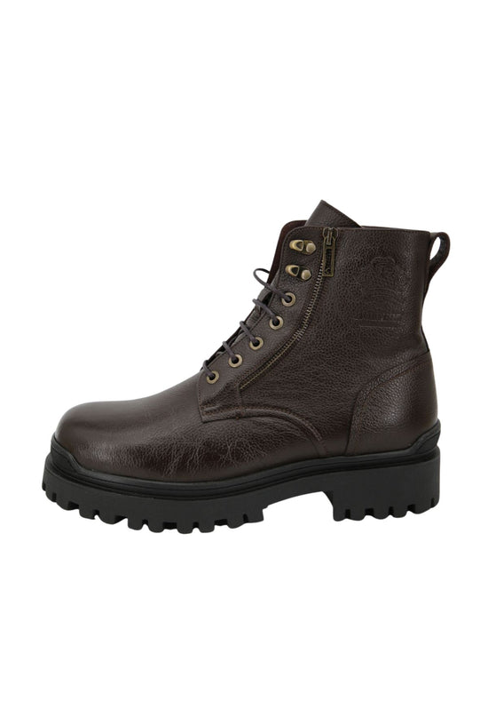 Lammfell Herren Straßenschuhe Modell 0208 Braun