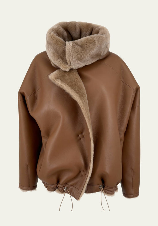 Shearling Lammfell Wendejacke Modell