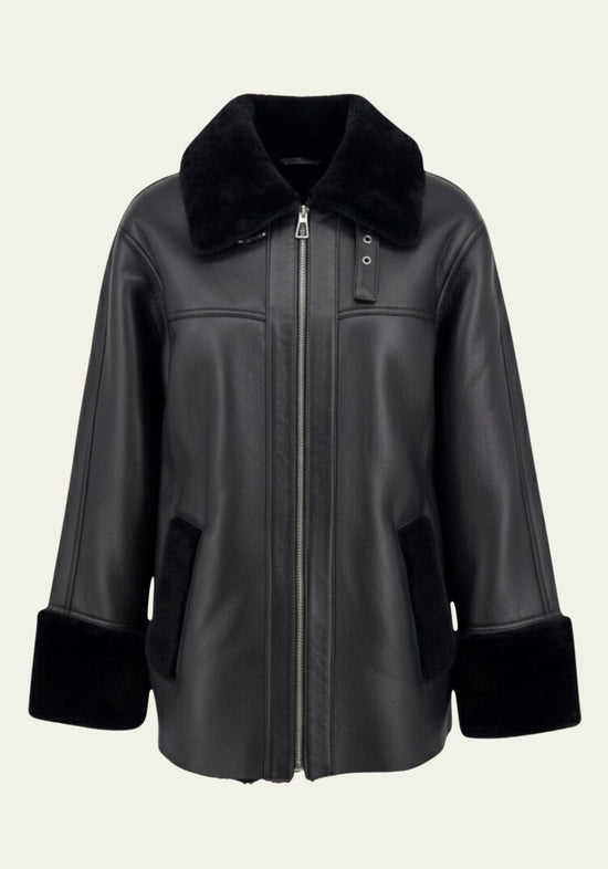 Shearling Lammfelljacke – Schlichte Eleganz mit Charakter