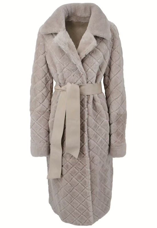 Lammfellmantel Alisa - Beige