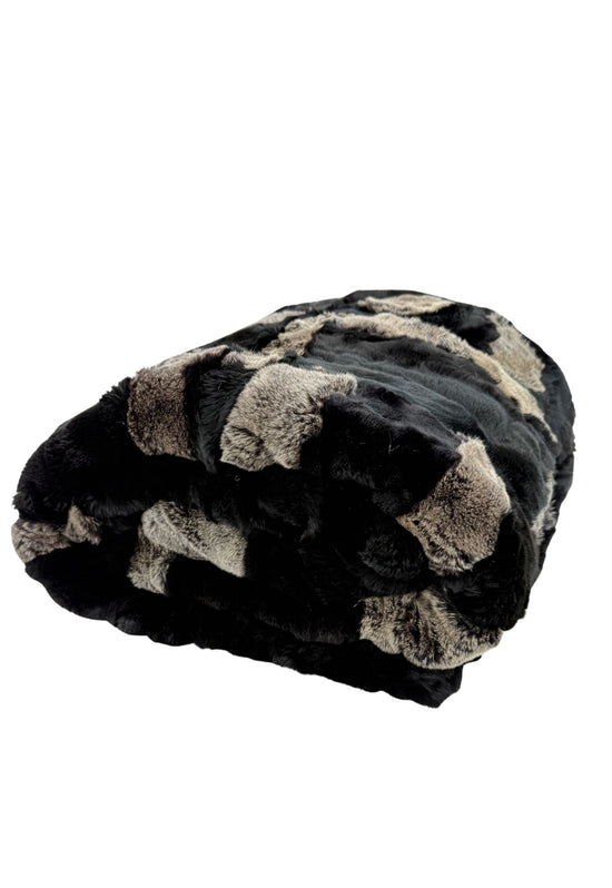 Lammfelldecke Toscana 200 x 200 cm Modell 2513 Anthrazit Melange