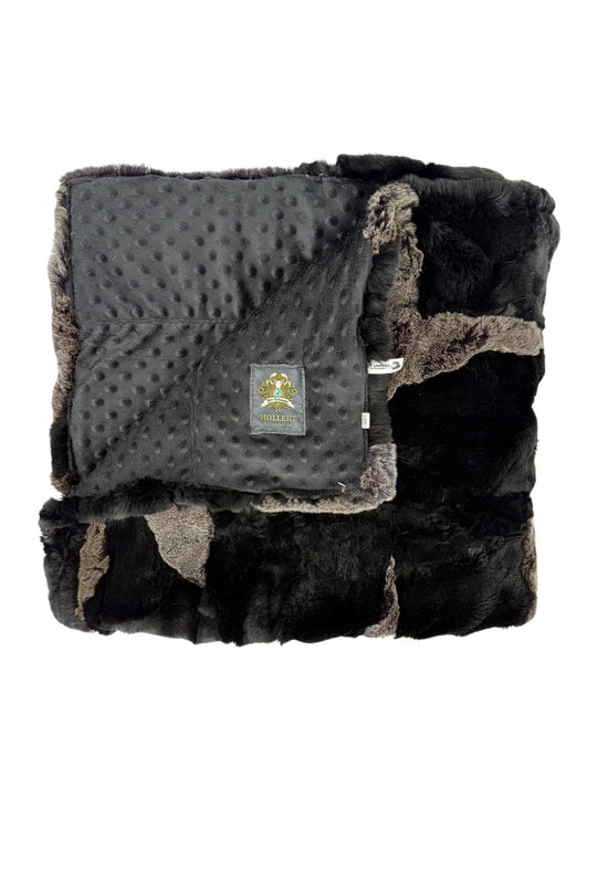 Lammfelldecke Toscana 200 x 200 cm Modell 2513 Anthrazit Melange