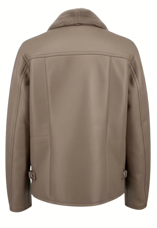 Shearling Herrenjacke Nevio – Elegante Raffinesse im modernen Stil
