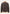 Herren-Lammfell-Fliegerjacke Dunkelbraun mit Gürtel