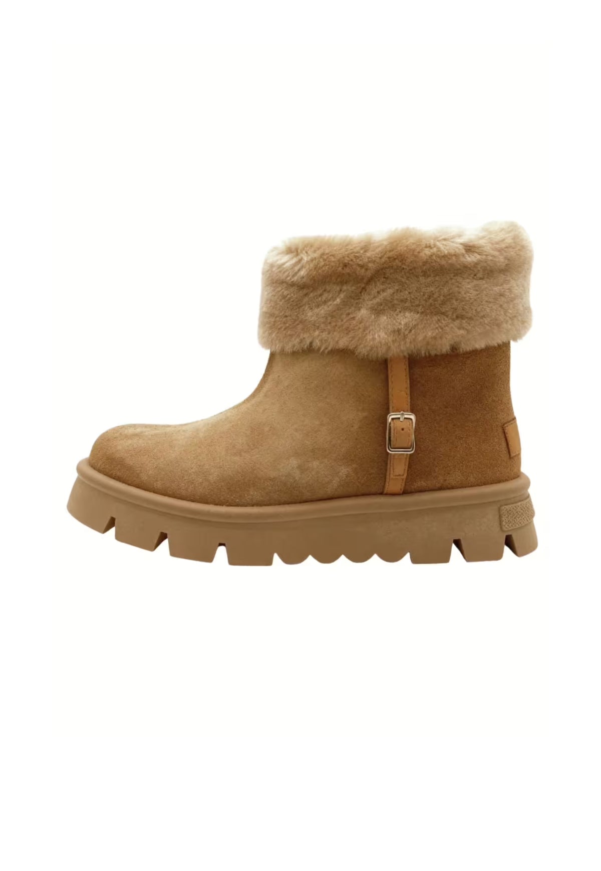 Selvara damskie kozaki z podszewką shearling