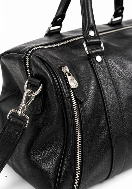 Herren Handtasche Schwarz