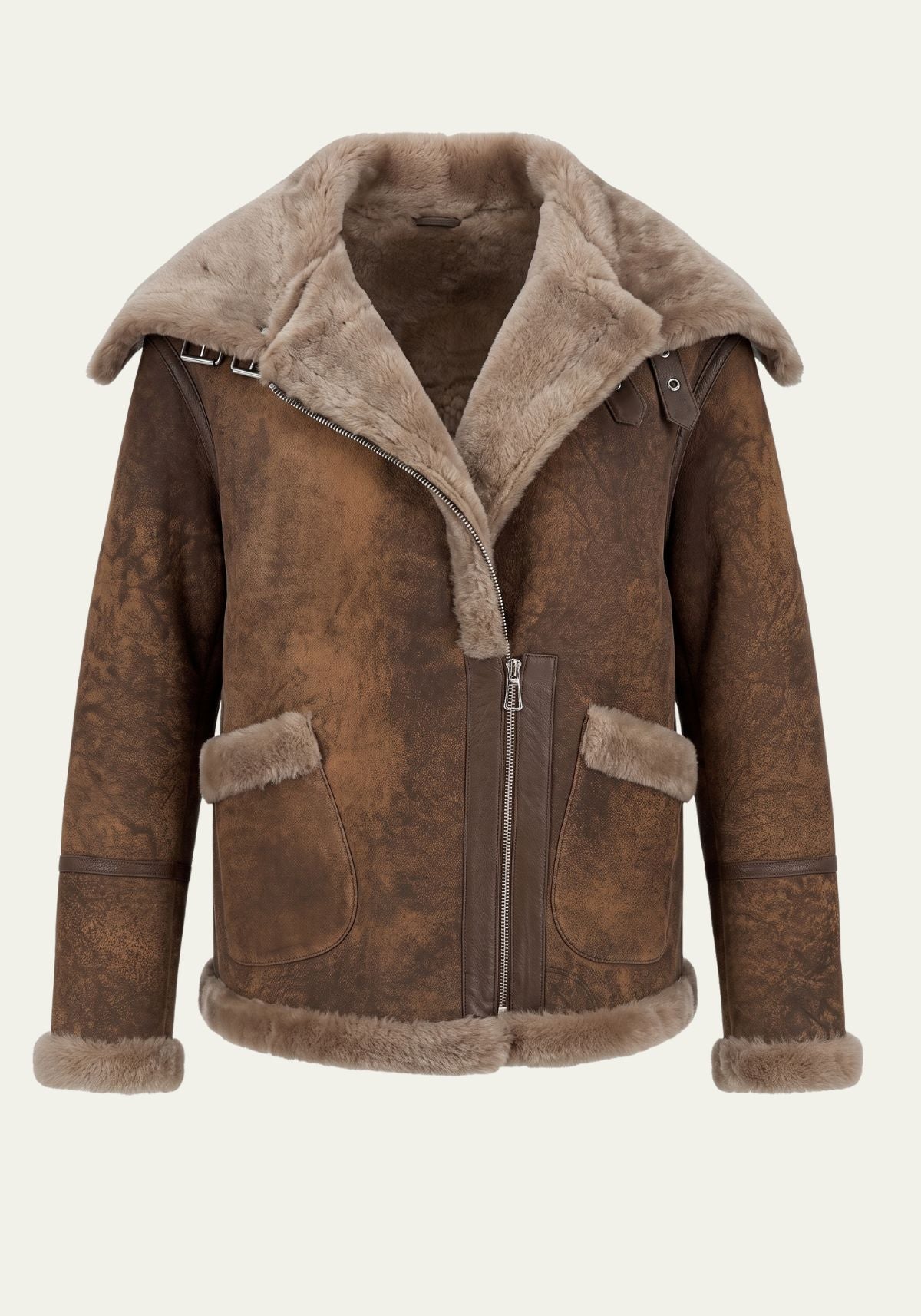 Shearling Bomberjacke – sportlich, warm, authentisch