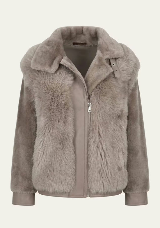 Luxuriöse Lammfelljacke aus Toscana Shearling – Modell 1093