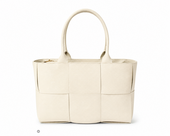 BELLA CLASSICA – Leder-Shopper Beige | Hergestellt in Italien