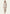 Beige women’s linen set with long-sleeve blazer and palazzo trousers, worn front on model.