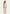 Women's linen set in beige with wrap blazer and palazzo trousers, worn frontally on a model.