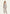 Women's wrap blazer and palazzo trousers in beige linen, shown worn in a full-length view.