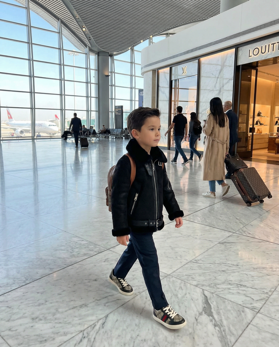 Kinder Lammfelljacke Dumbo