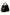 Black leather handbag shown at an angle on a white background, with a wide structured shape.