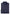 Men’s linen shirt in dark blue folded with stand-up collar, cuff and button placket
