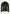 Black men's sheepskin jacket with zip fastening, stand-up collar, chest details and side pockets, front view.
