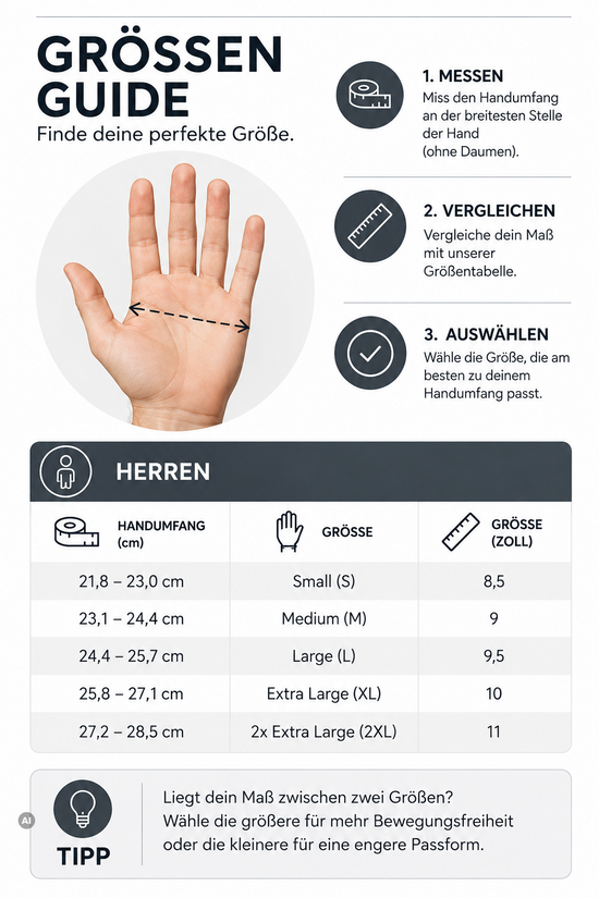 Herren-Velourslederhandschuhe S09 Tobacco mit Fleecefutter und Strickbündchen