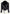 Black women's sheepskin jacket shown from the front with a belted waist and wide collar.