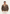 Men's sheepskin jacket made from merino sheepskin in walnut and cappuccino, worn by a model front view.