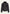 Women's shearling sheepskin jacket in anthracite, cut out from the front with zip fastening