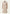 Beige women’s sheepskin coat shown from the front, with wide lapels and button fastening.