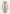 Cream women’s sheepskin coat shown from the front with hood and wide fur trim.