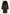 Brown Toscana sheepskin coat for women shown from the front with hood.