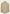 Beige men's leather jacket in suede with back view and seam detail