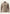 Beige men's leather jacket in suede, shown from the front with two chest pockets