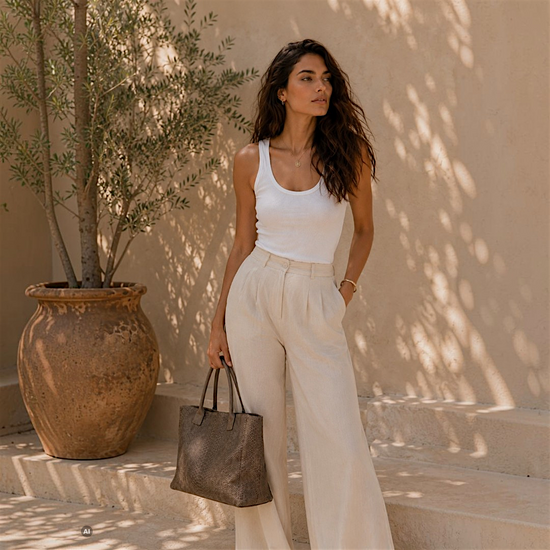LOLA – Tasche aus italienischem, pythongeprägtem Leder – Dunkles Taupe