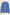 Light blue cashmere sweater shown flat in front view with a crew neck.