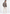 Men's merino wool pullover in taupe, worn on a model from the back with ribbed cuffs and a straight hem.