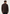 Back view of the brown men's merino wool pullover with fine rib texture.