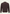 Brown men's merino wool pullover shown as a cut-out back view with cuffs and collar.