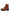Brown men's sheepskin ankle boot in side view, made of leather with a sturdy sole.