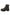Dark brown sheepskin ankle boot for men in leather, shown from the side on a white background.