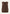 Brown women's knitted waistcoat in wool and cashmere, shown front-on as a cut-out with a V-neck.