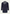 Men's wool coat in cashmere and wool, dark blue, front view cut out with grey lapels.